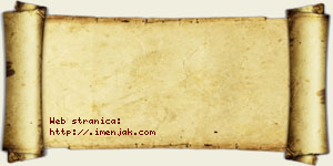 Jovana Danilović vizit kartica